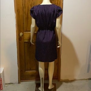 Purple office or summer dress